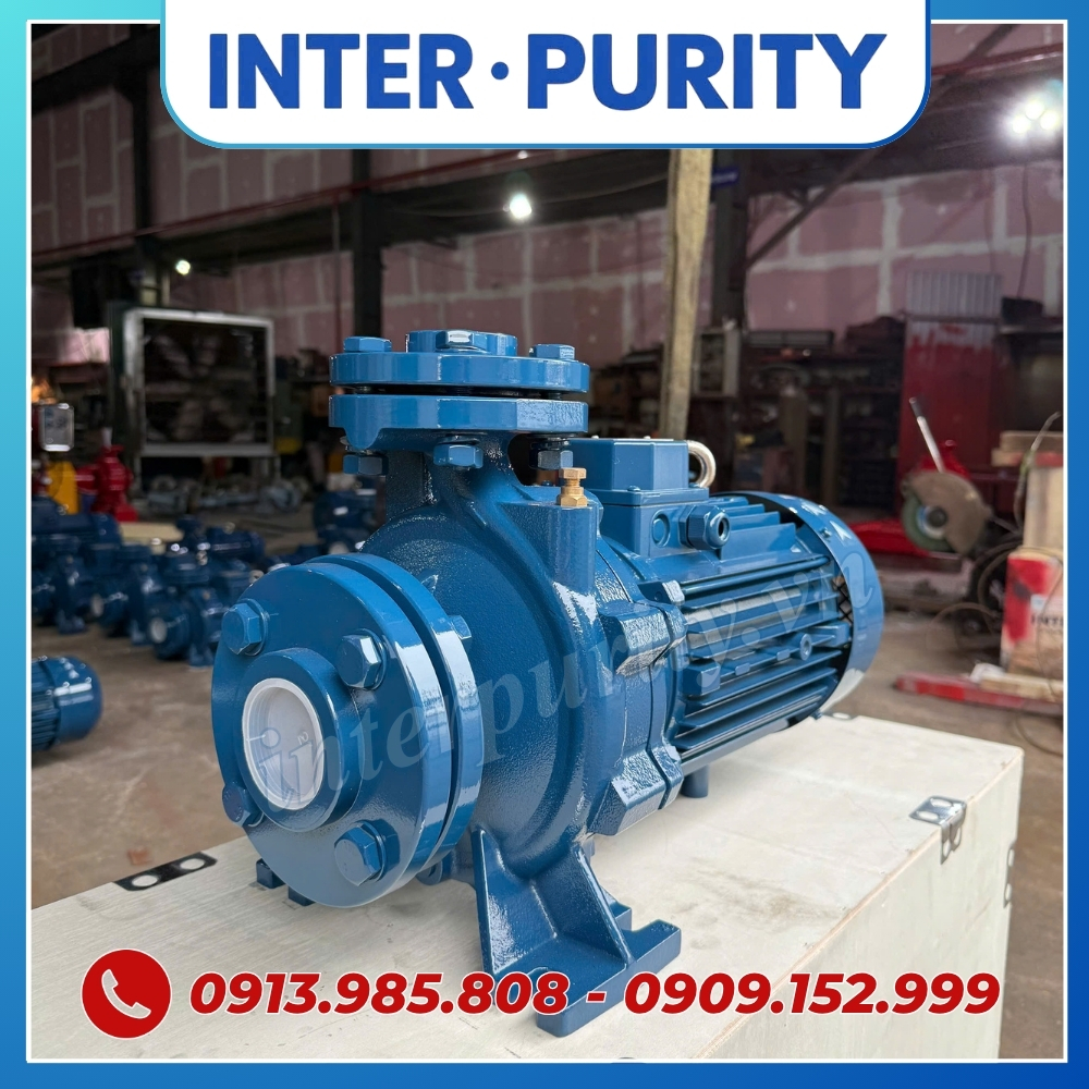 Máy bơm công nghiệp nhập khẩu INTER-PURITY CM40-160A 4KW 5.5HP