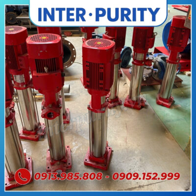 Máy bơm trục đứng 3KW INTER-PURITY PV 8×12/4 4HP
