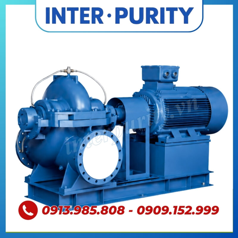 Máy bơm ly tâm trục ngang 2 cửa hút INTER-PURITY PSC 80-270