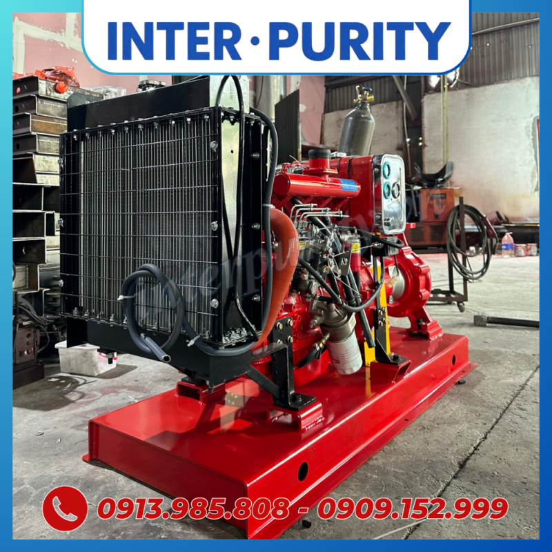 Bơm chữa cháy động cơ diesel 40HP 30KW INTER-PURITY CA65-250B