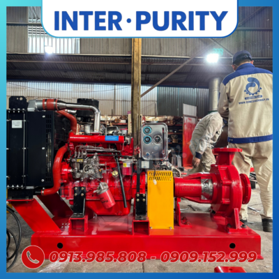 Máy bơm cứu hỏa diesel  75HP 55KW INTER-PURITY CA100-315/55