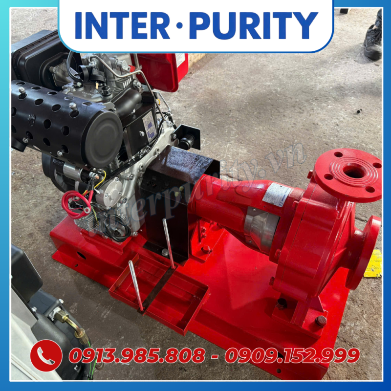 Máy bơm chữa cháy diesel 7.5KW 10HP INTER-PURITY CA40-200A