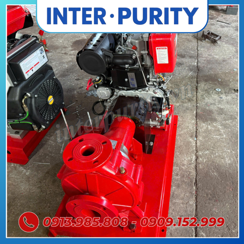 Máy bơm chữa cháy diesel 7.5KW 10HP INTER-PURITY CA40-200A