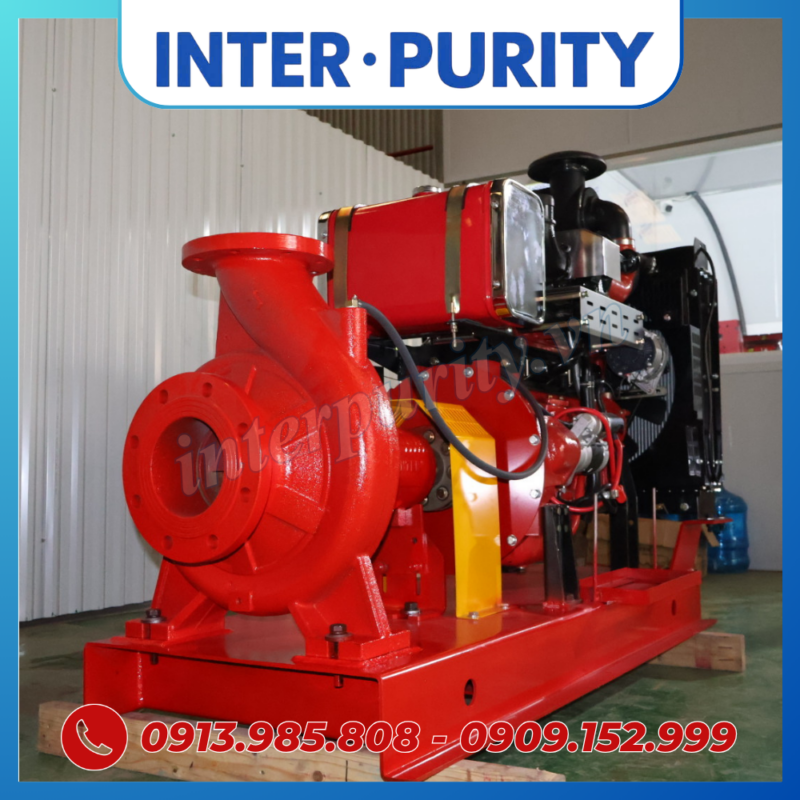 Máy bơm cứu hỏa diesel 90KW 125HP INTER-PURITY CA125-315/90