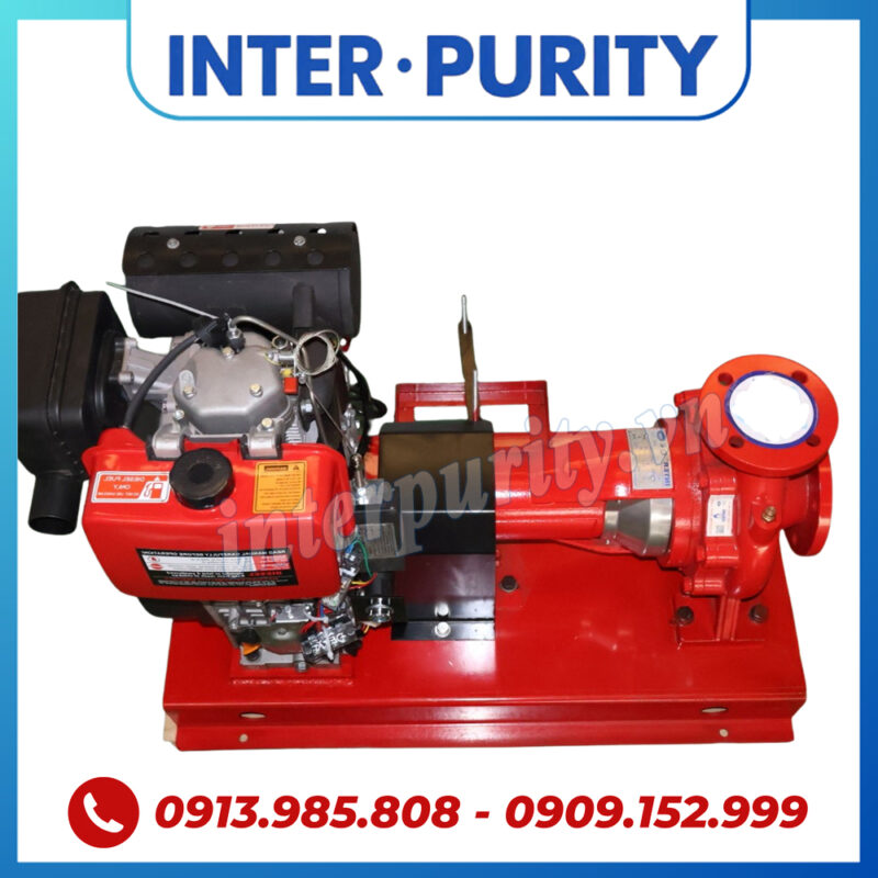 Máy bơm phòng cháy diesel 15HP 11KW INTER-PURITY CA50-200B