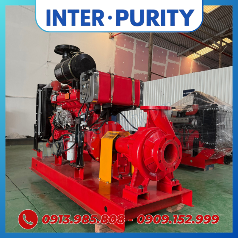 Máy bơm nước cứu hỏa diesel 132KW 180HP INTER-PURITY CA125-315/132