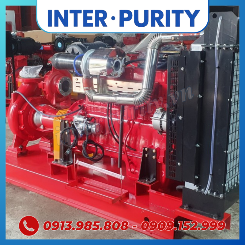 Máy bơm nước cứu hỏa diesel 132KW 180HP INTER-PURITY CA125-315/132