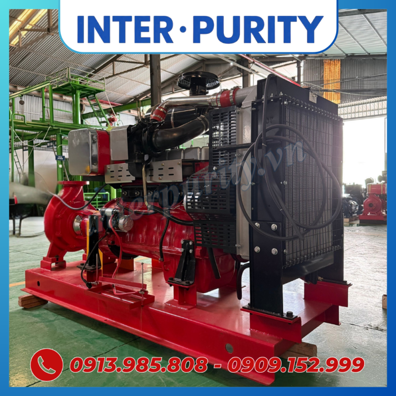 Máy bơm nước cứu hỏa diesel 132KW 180HP INTER-PURITY CA125-315/132