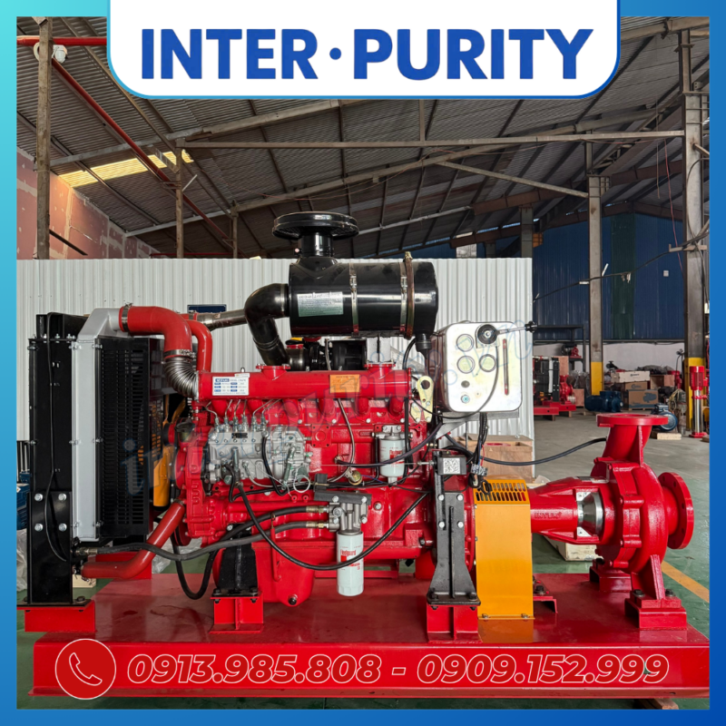 Máy bơm nước cứu hỏa diesel 132KW 180HP INTER-PURITY CA125-315/132