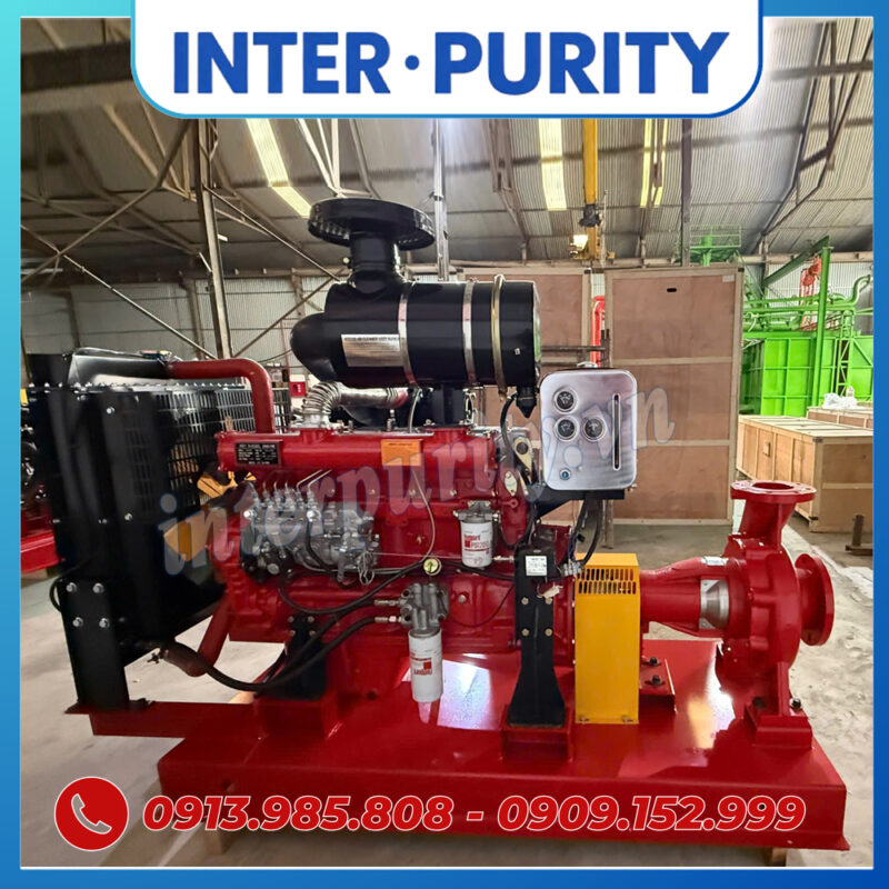 Máy bơm PCCC diesel 110KW 150HP INTER-PURITY CA125-315/110