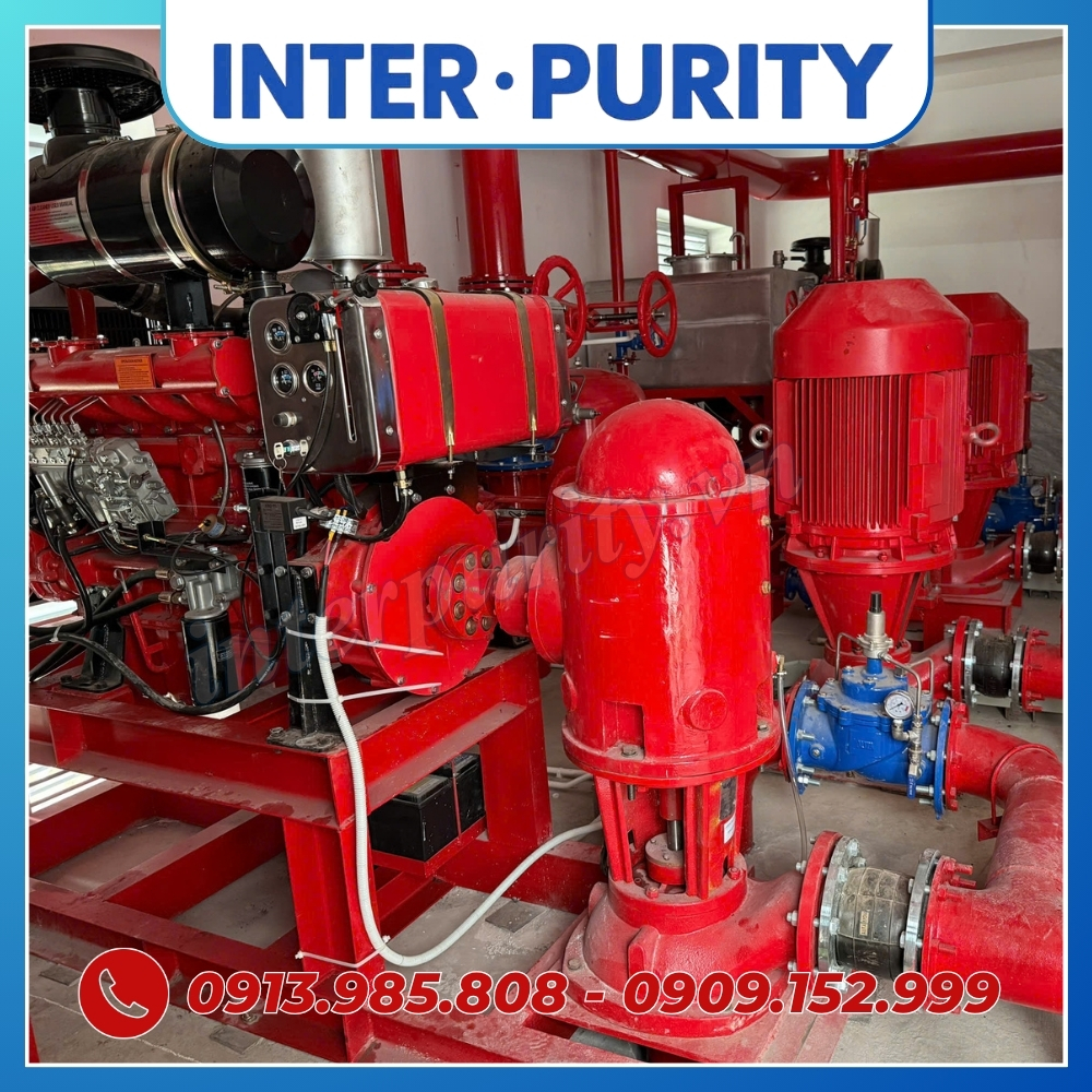Máy bơm chữa cháy turbine trục đứng INTER-PURITY