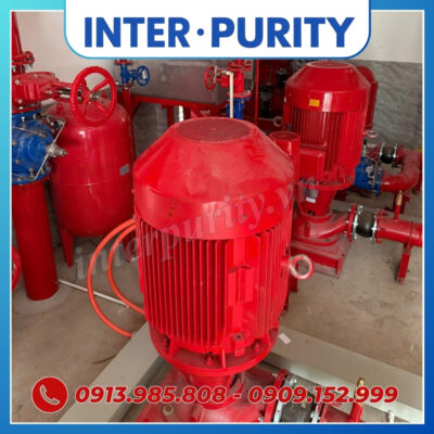 Bơm cứu hỏa turbine trục đứng 90KW 125HP INTER-PURITY XBD