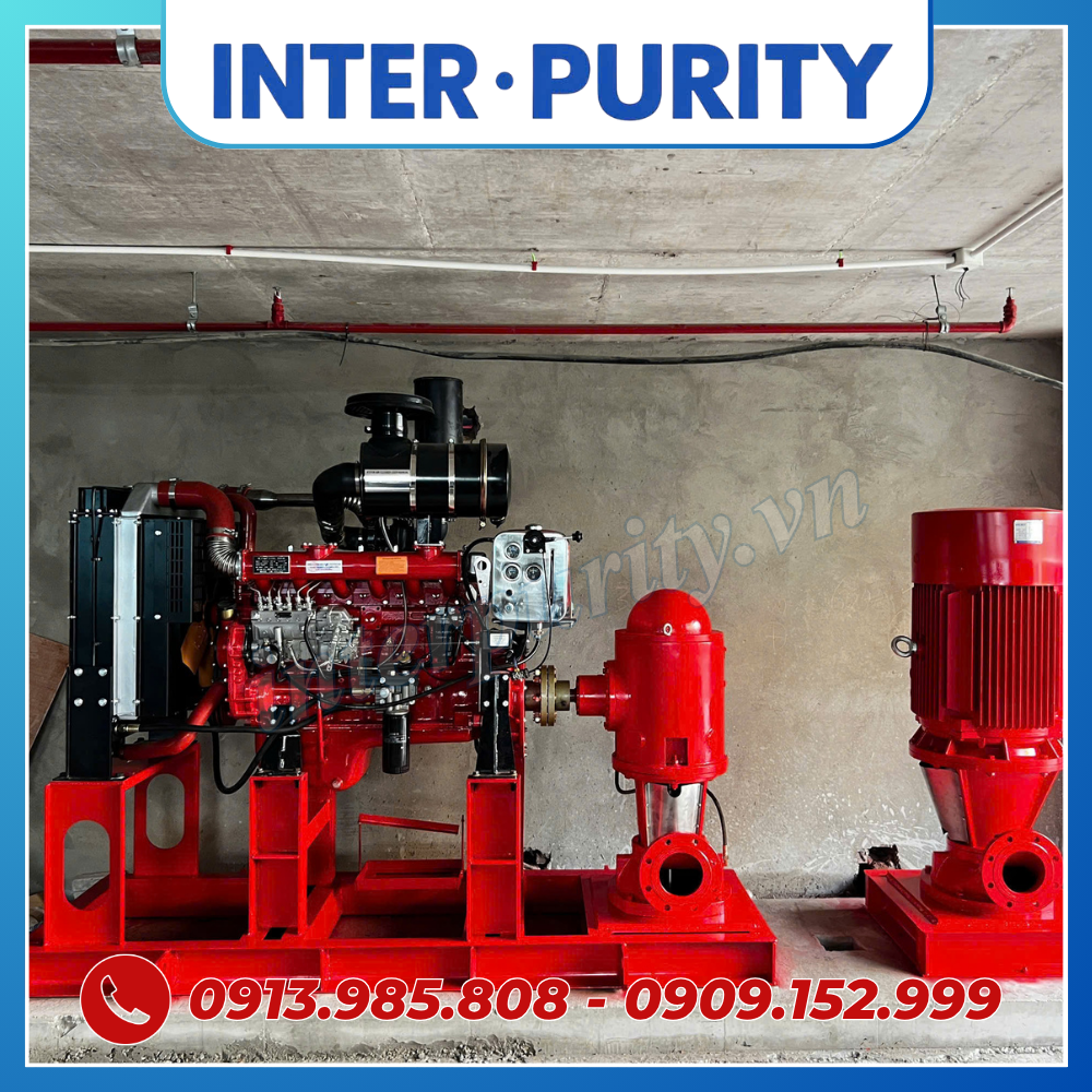 Máy bơm chữa cháy turbine trục đứng INTER-PURITY