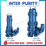 Máy bơm nước thải cánh cắt 3KW 4HP INTER-PURITY WQ-QG