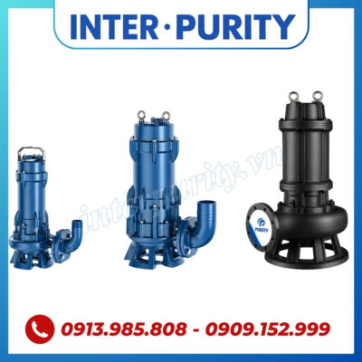 Máy bơm thả chìm cánh cắt 22KW 30HP INTER-PURITY WQV