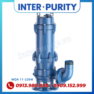 Máy bơm nước thải chìm 18.5KW 25HP INTER-PURITY WQA
