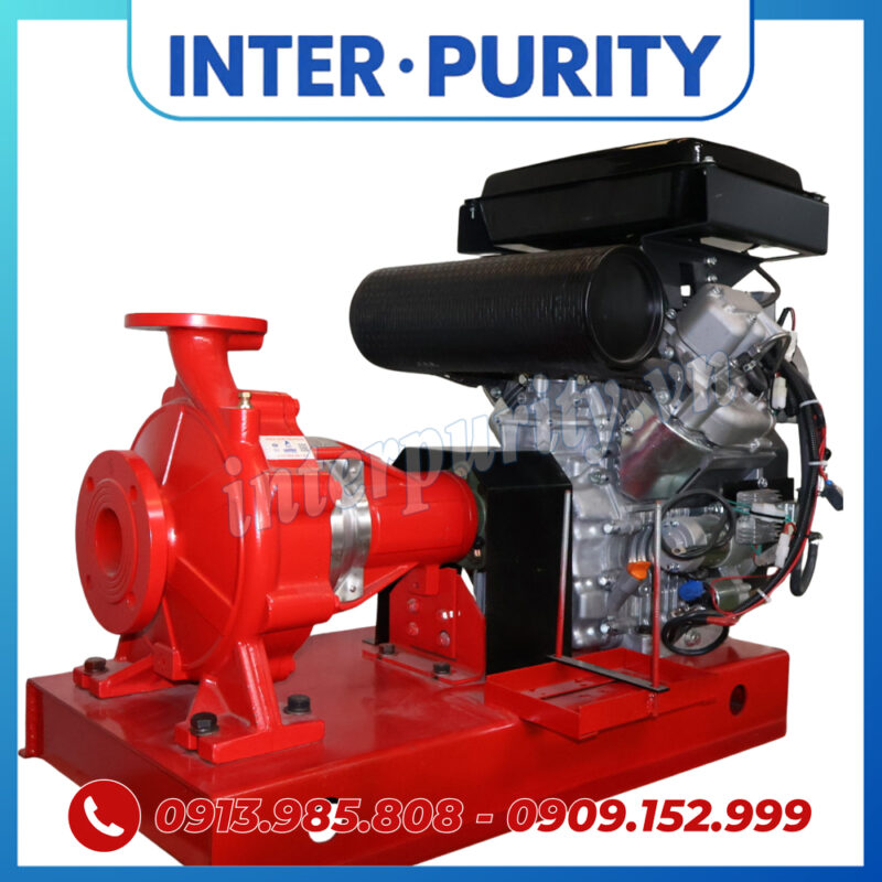 Máy bơm chữa cháy chạy dầu diesel 15KW 20HP INTER-PURITY CA50-250C