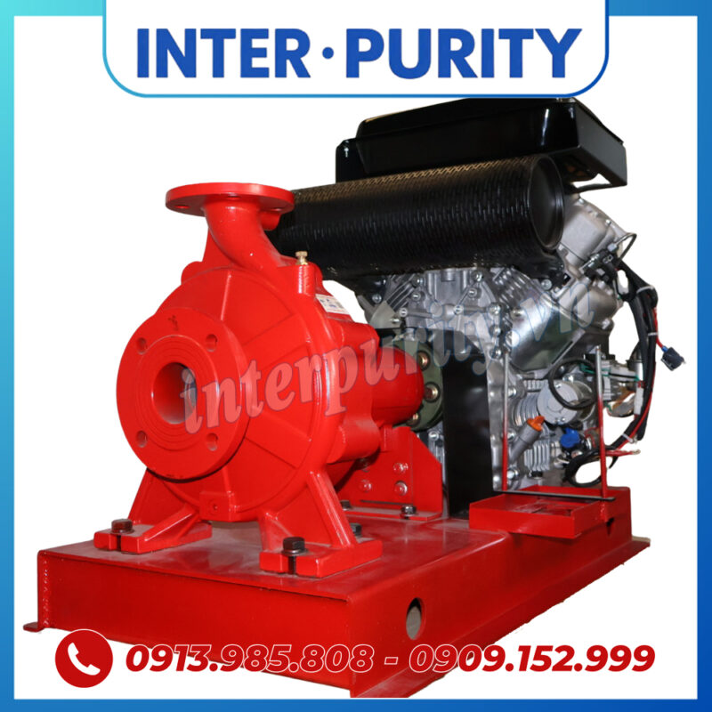 Máy bơm chữa cháy động cơ diesel 20HP 15KW INTER-PURITY CA50-200A