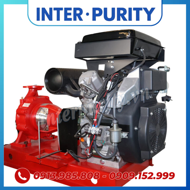 Máy bơm chữa cháy chạy dầu diesel 15KW 20HP INTER-PURITY CA50-250C