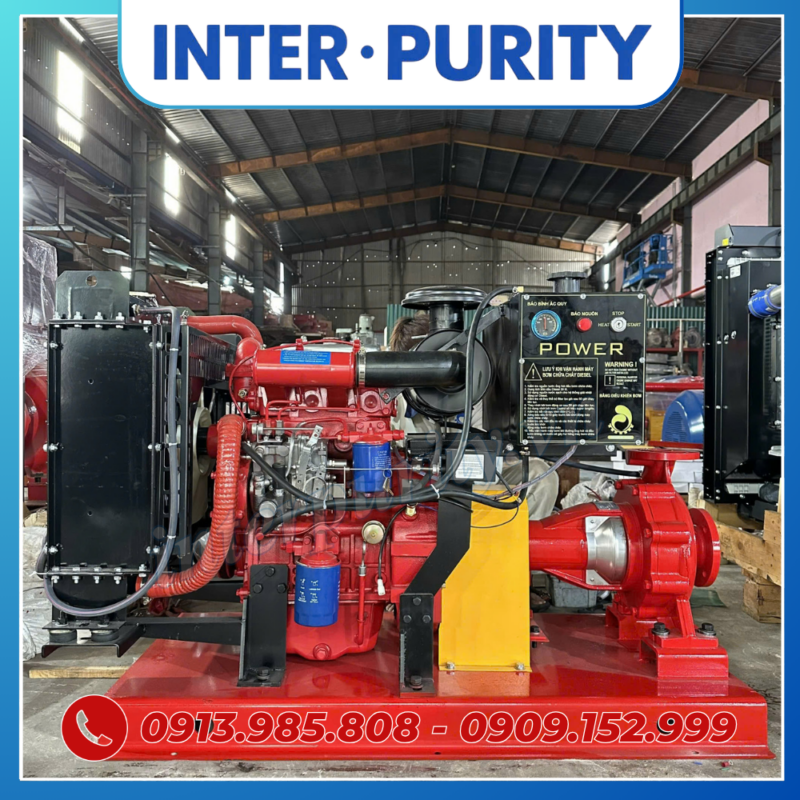 Bơm chữa cháy diesel 22KW 30HP INTER-PURITY CA50-250A