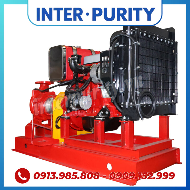 Bơm cứu hỏa diesel 45KW 60HP INTER-PURITY CA80-315/45