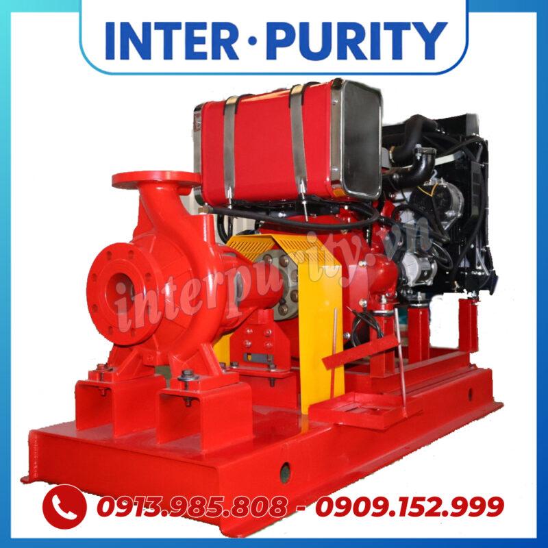 Bơm chữa cháy động cơ diesel 55KW 75HP INTER-PURITY CA80-315/55